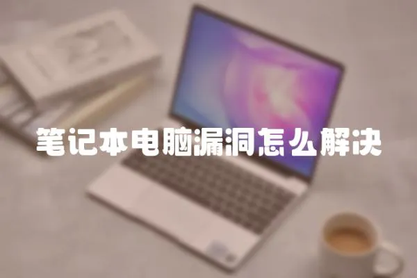 筆記本電腦漏洞怎么解決
