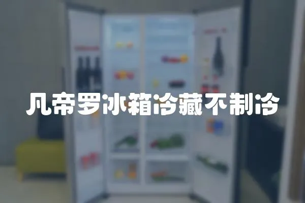 凡帝羅冰箱冷藏不制冷