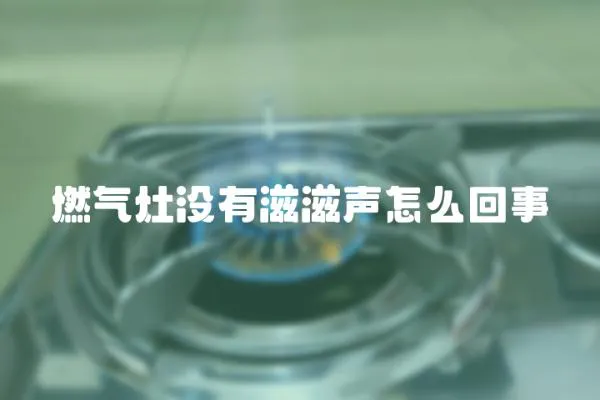 燃氣灶沒有滋滋聲怎么回事