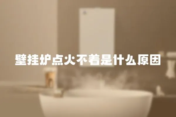 壁掛爐點火不著是什么原因