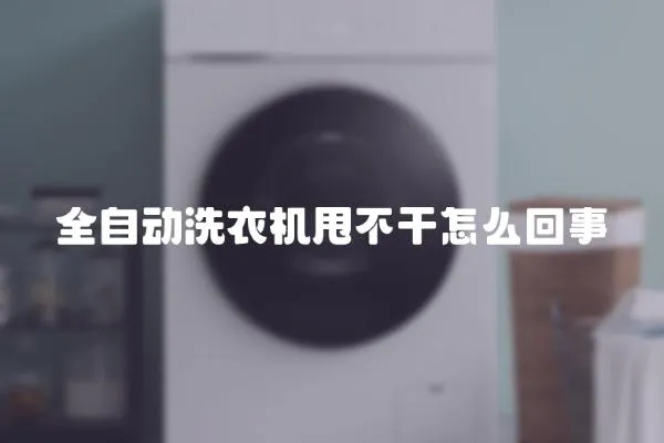 全自動洗衣機甩不干怎么回事