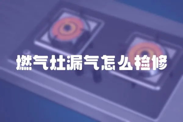 燃?xì)庠盥庠趺礄z修