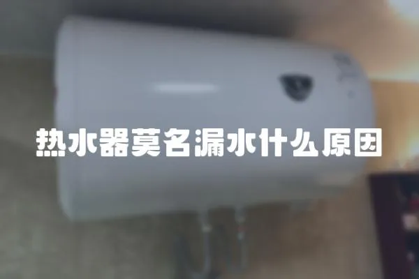 熱水器莫名漏水什么原因