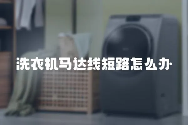 洗衣機馬達線短路怎么辦