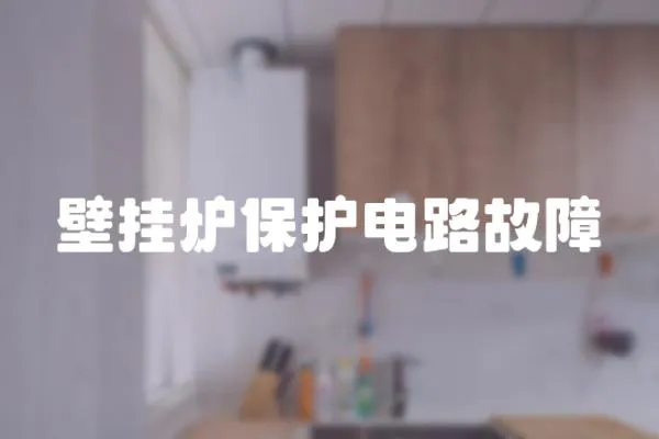 壁掛爐保護電路故障