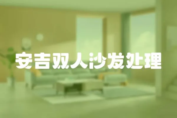 安吉雙人沙發處理