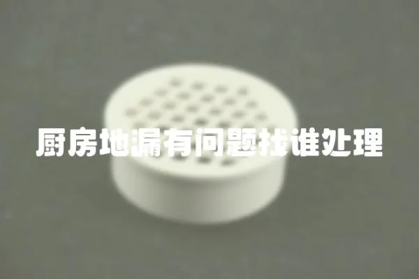 廚房地漏有問題找誰處理