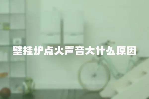 壁掛爐點火聲音大什么原因