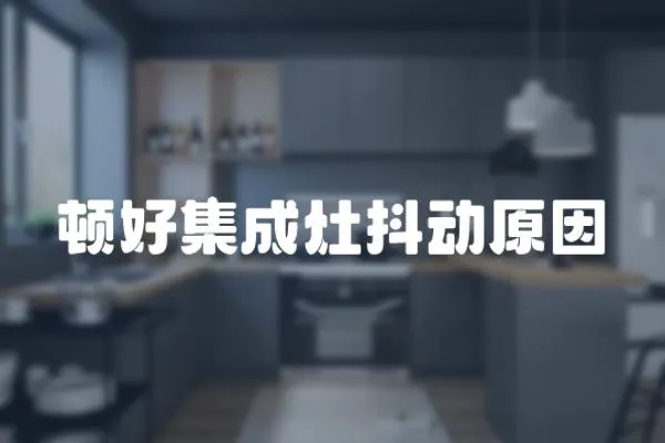 頓好集成灶抖動原因