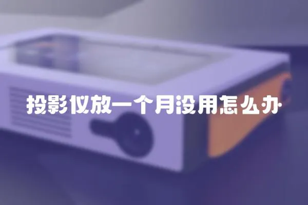 投影儀放一個月沒用怎么辦