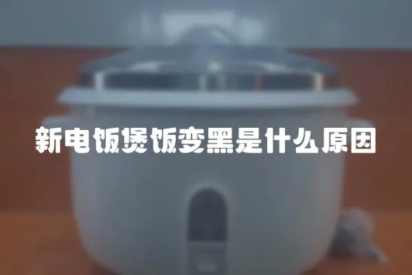 新電飯煲飯變黑是什么原因