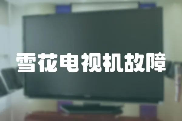 雪花電視機故障