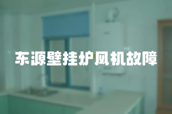 東源壁掛爐風機故障