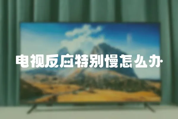 電視反應(yīng)特別慢怎么辦