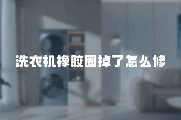 洗衣機橡膠圈掉了怎么修