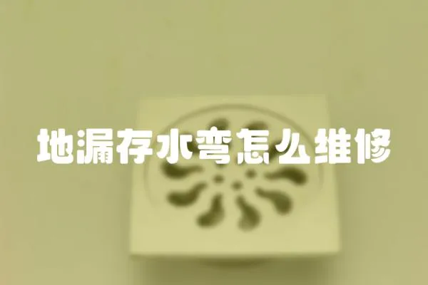 地漏存水彎怎么維修
