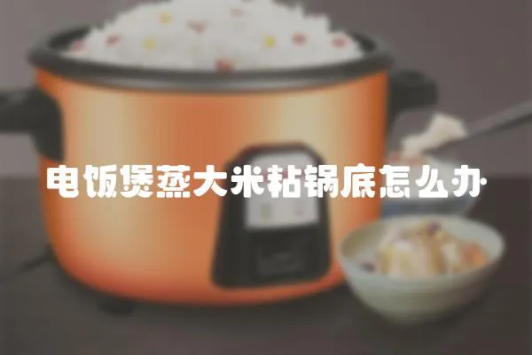 電飯煲蒸大米粘鍋底怎么辦