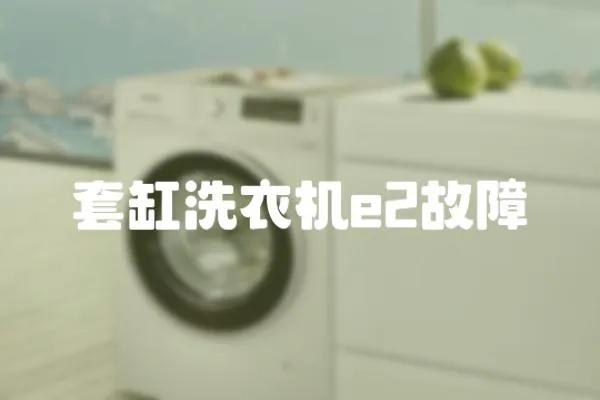套缸洗衣機e2故障