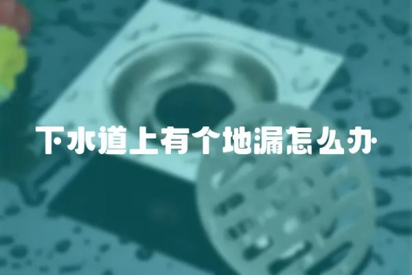 下水道上有個地漏怎么辦
