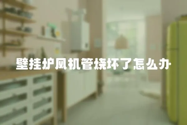 壁掛爐風機管燒壞了怎么辦