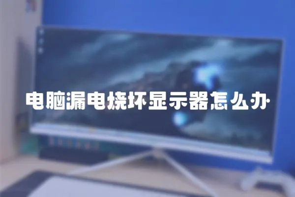 電腦漏電燒壞顯示器怎么辦