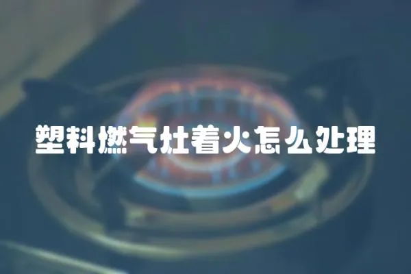 塑料燃氣灶著火怎么處理