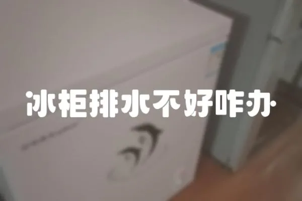 冰柜排水不好咋辦