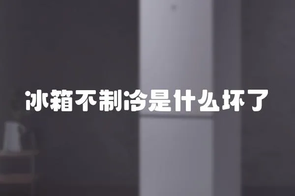 冰箱不制冷是什么壞了