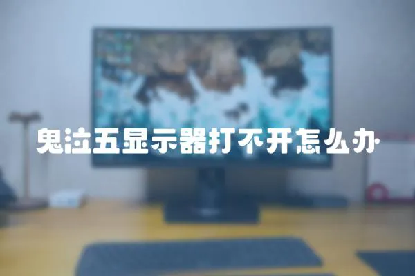 鬼泣五顯示器打不開怎么辦