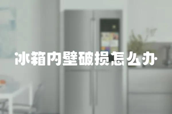冰箱內(nèi)壁破損怎么辦