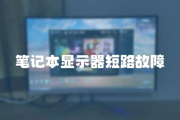 筆記本顯示器短路故障