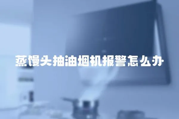 蒸饅頭抽油煙機報警怎么辦