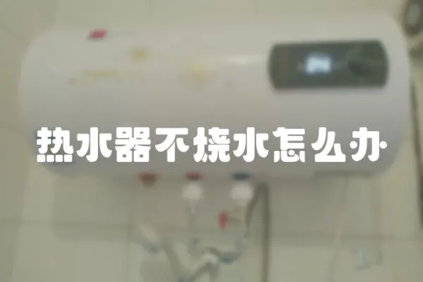熱水器不燒水怎么辦