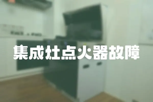 集成灶點火器故障