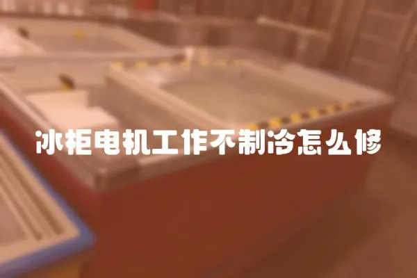 冰柜電機(jī)工作不制冷怎么修