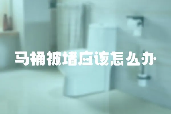 馬桶被堵應該怎么辦