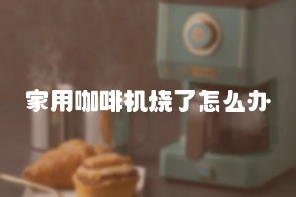家用咖啡機燒了怎么辦