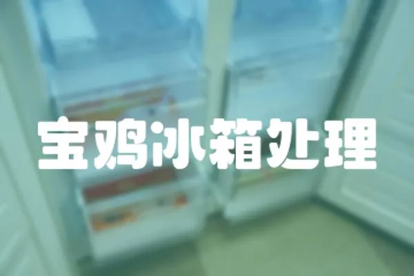 寶雞冰箱處理