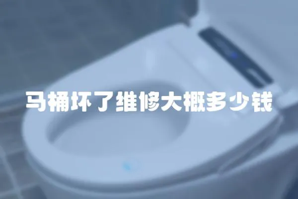 馬桶壞了維修大概多少錢