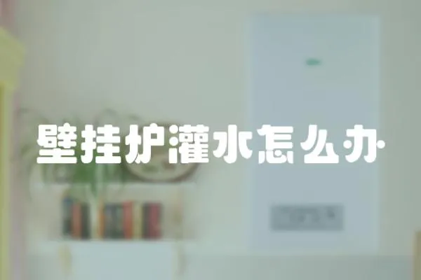 壁掛爐灌水怎么辦