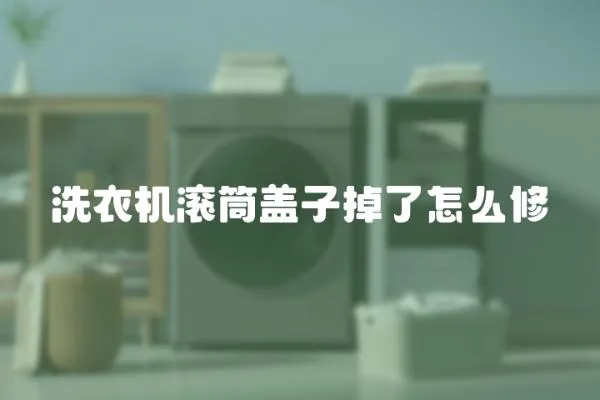 洗衣機(jī)滾筒蓋子掉了怎么修