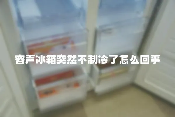 容聲冰箱突然不制冷了怎么回事