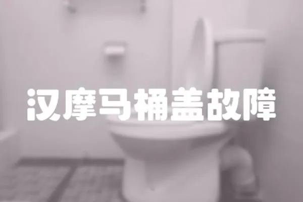 漢摩馬桶蓋故障