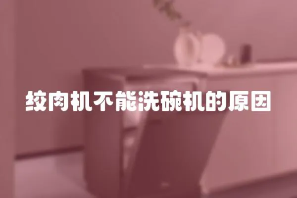 绞肉机不能洗碗机的原因