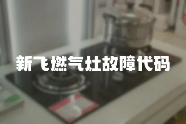 新飛燃氣灶故障代碼