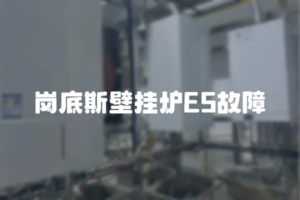 崗底斯壁掛爐E5故障