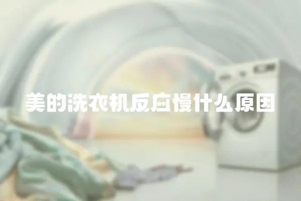 美的洗衣機反應慢什么原因