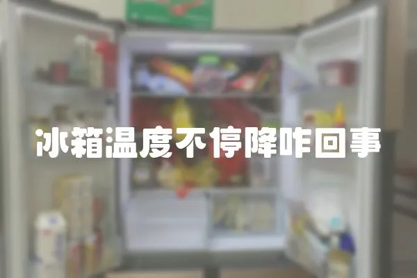 冰箱溫度不停降咋回事
