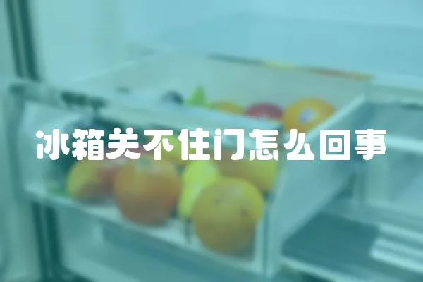 冰箱關不住門怎么回事
