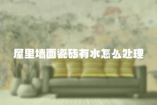 屋里墻面瓷磚有水怎么處理
